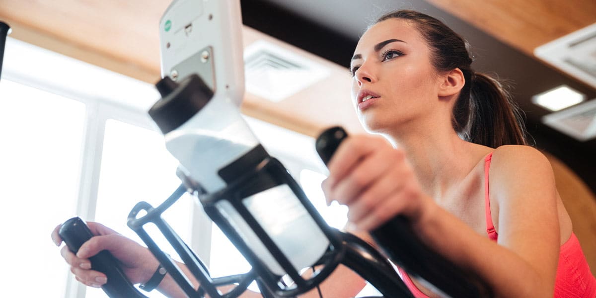 Stationary Bike Fitness Workout